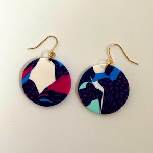 Polymer Clay Asymmetrical Earrings